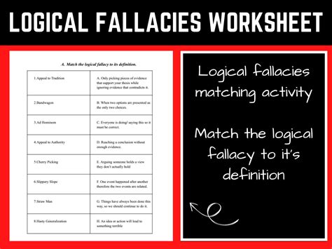 logical fallacies worksheet with answers Reader