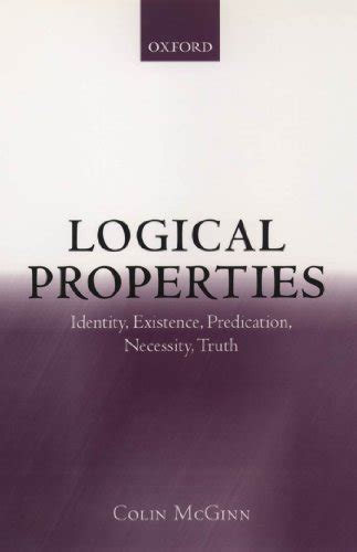 logical properties identity existence predication necessity truth Kindle Editon