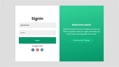 Login Page Template