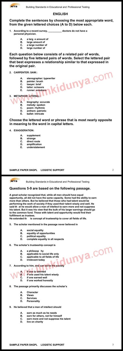 logistic management exam papers Reader