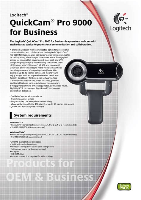 logitech quickcam pro 9000 user guide Reader