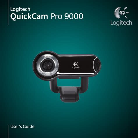 logitech quickcam pro 9000 user manual PDF