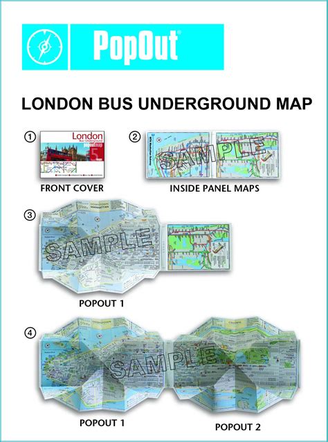 london bus and underground popout map popout maps Reader