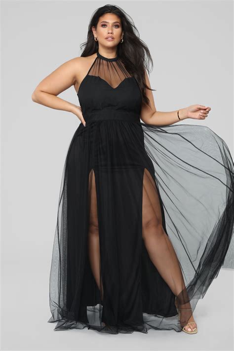 long black formal dresses plus size