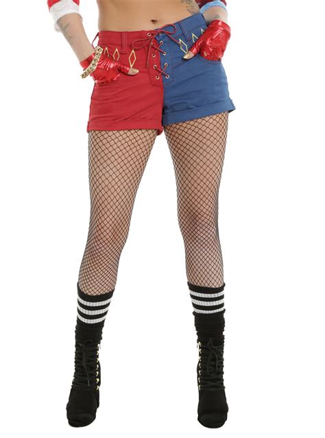 long harley quinn shorts