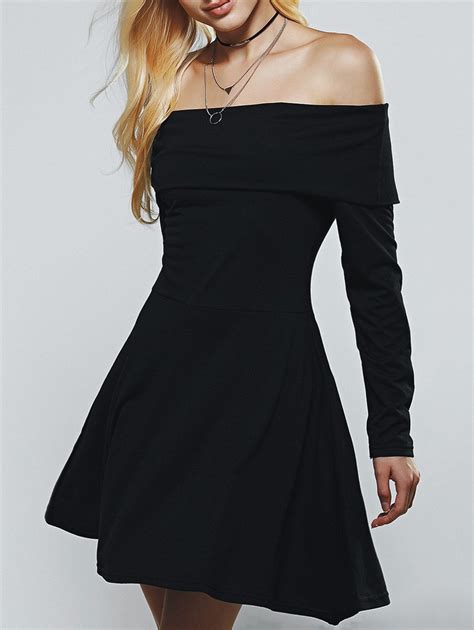 long sleeve a line dress