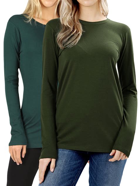 long sleeve crew neck shirt