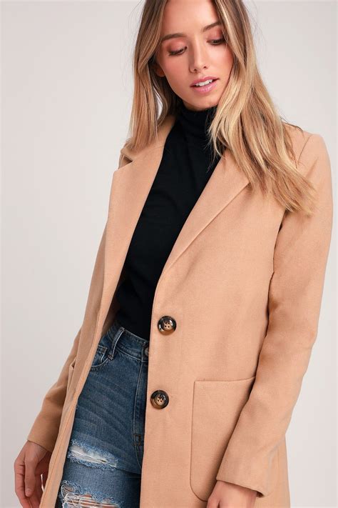 long tan coat