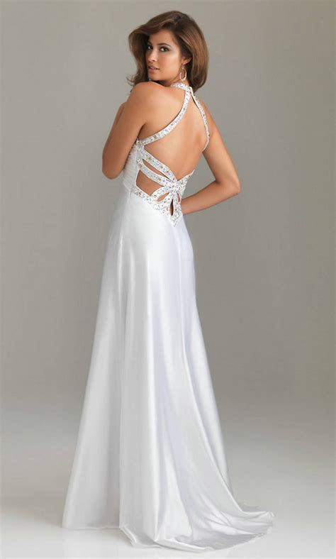 long white prom dresses