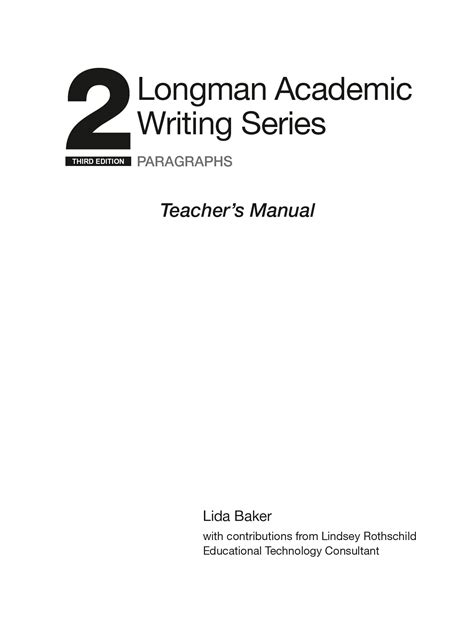 longman academic series 2 answer keys Reader