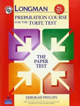 longman preparation toefl paper test answer key PDF