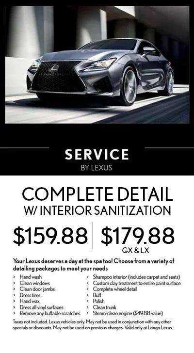 longo lexus service specials Kindle Editon