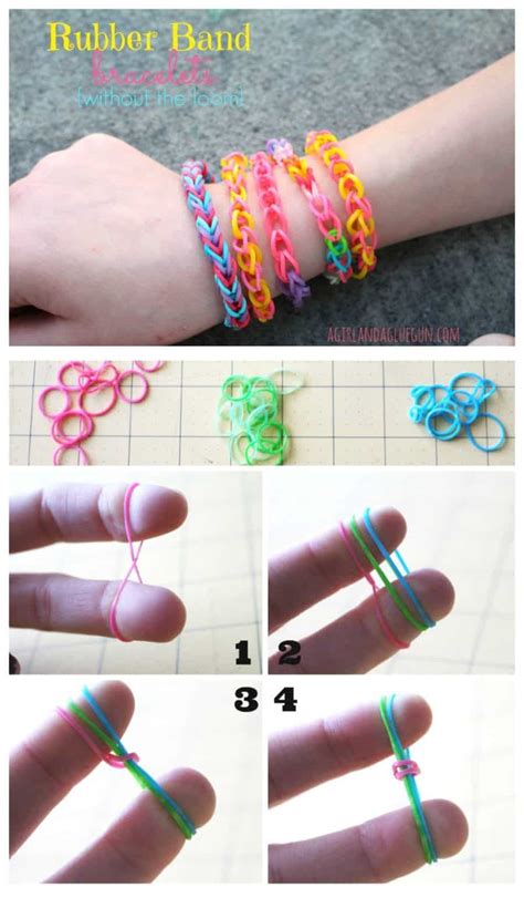 loom band bracelet instructions with fingers PDF