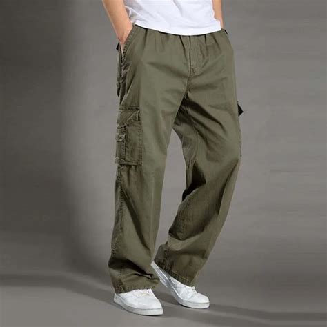 loose fit mens cargo pants