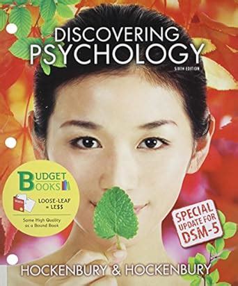 loose leaf version for discovering psychology with dsm5 update Epub