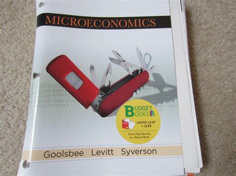 loose leaf version microeconomics austan goolsbee Kindle Editon