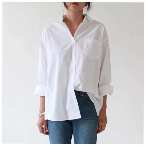 loose white shirt