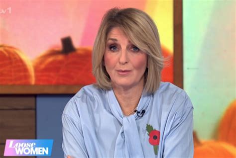 loose women's kaye adams walks off mid show