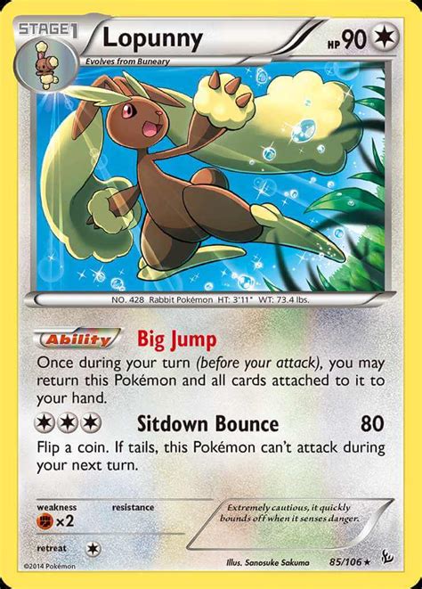 lopunny pokemon card