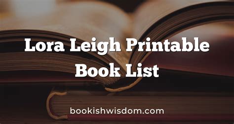 lora leigh book list Epub