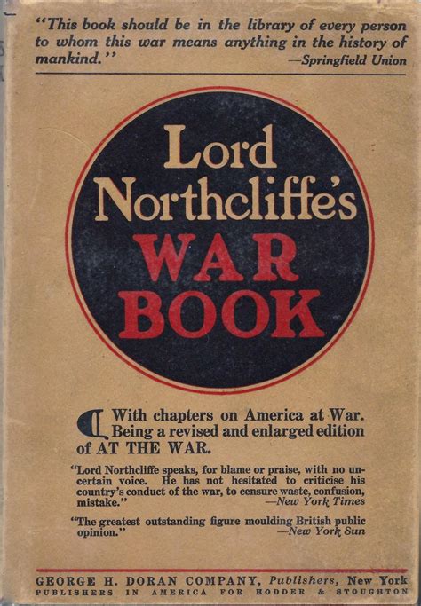 lord northcliffes war book chapters Doc