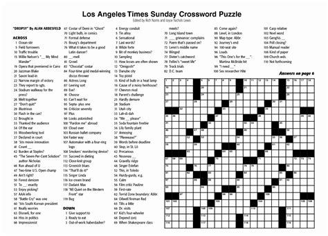 los angeles times crosswords 25 72 puzzles from the daily paper PDF