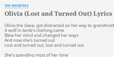 lost and turned out lyrics