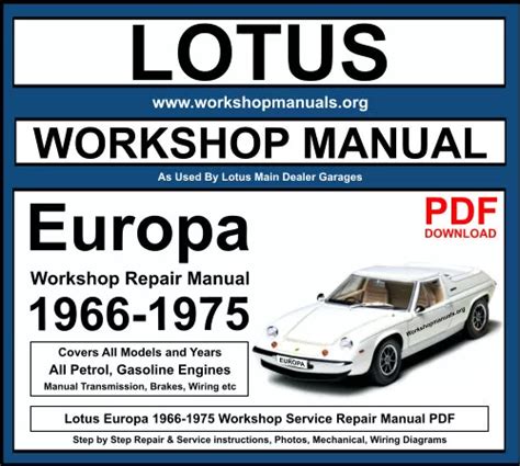 lotus europa workshop manual Ebook Epub