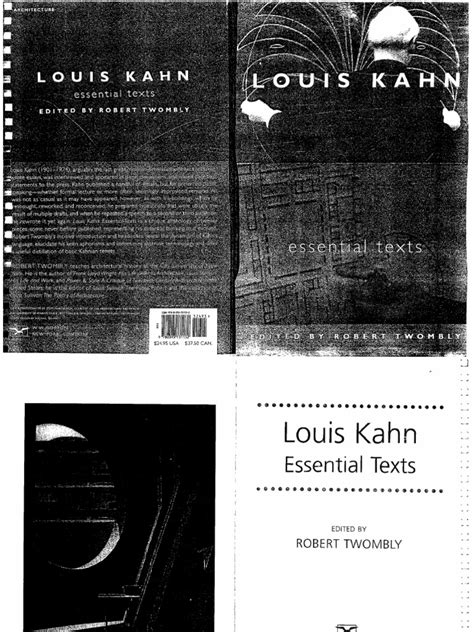 louis kahn essential text Epub
