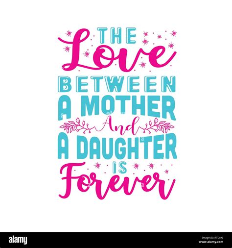 love between a mother and daughter is forever logo