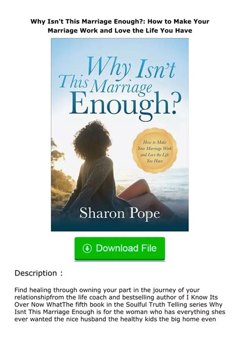 love is not enough making your marriage work Epub