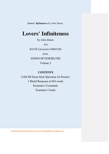 lovers infiniteness pdf Kindle Editon