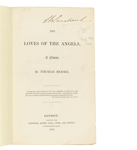 loves angels poem thomas moore Kindle Editon