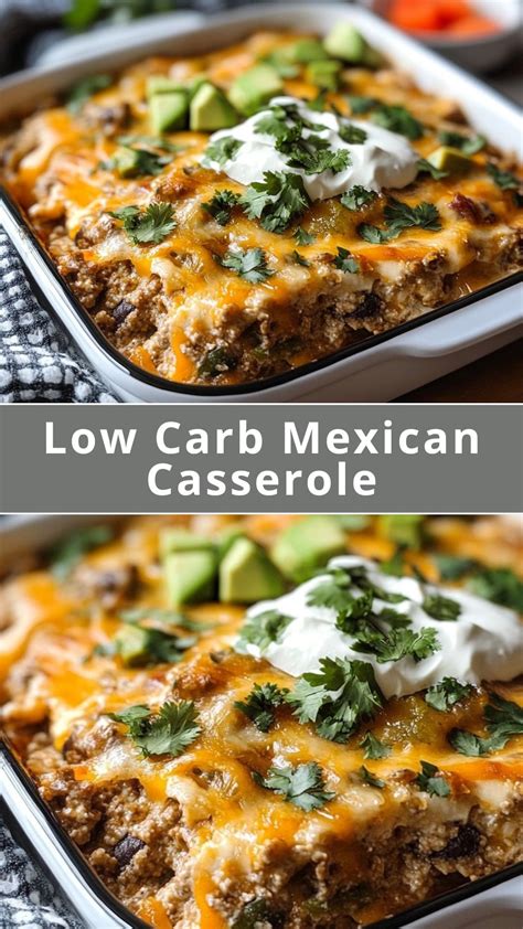 low carb mexican casseroles carbohydrate Doc