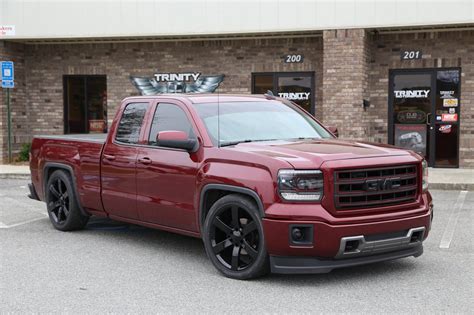 lowered gmc sierra