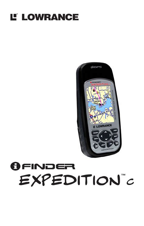 lowrance ifinder expedition c PDF