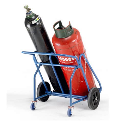 lpg and oxygen cylinder trolley