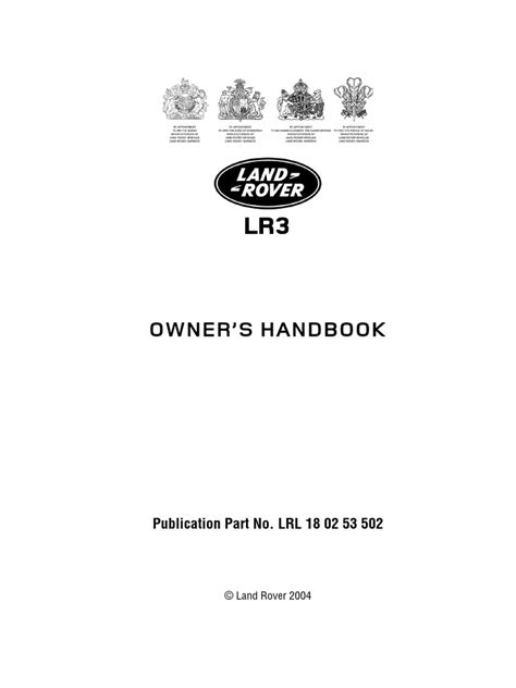 lr3 owners manual pdf PDF