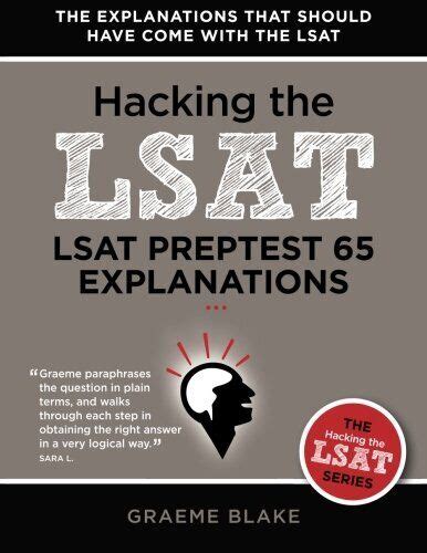 lsat preptest 65 explanations a study guide for lsat 65 hacking the lsat series Epub