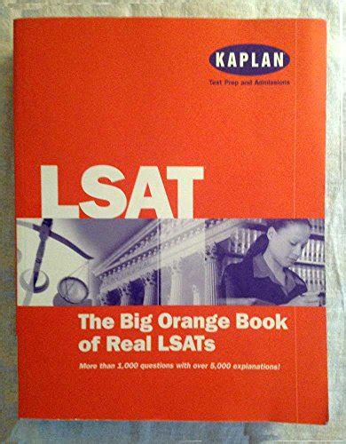 lsat the big orange book of real lsats kaplan test prep admission Epub
