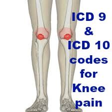 lt knee pain icd 10