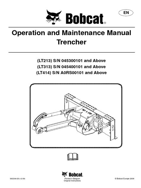 lt313 trencher manual pdf Doc