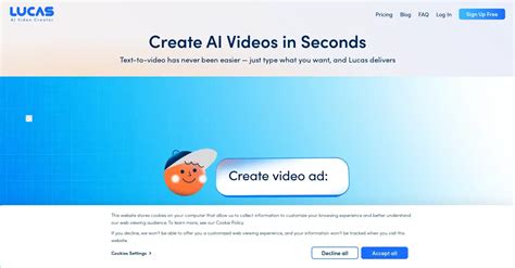 lucas ai video generator