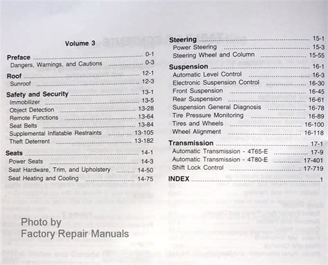 lucerne factory service manual Kindle Editon