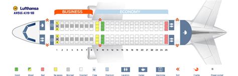 Lufthansa A319 Seat Map