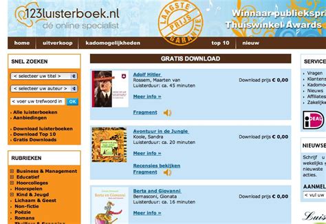 luisterboeken jeugdliteratuur gratis Reader