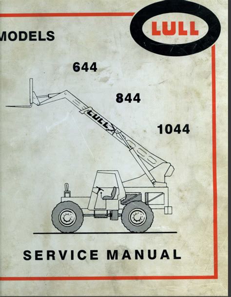lull 644 service manual PDF
