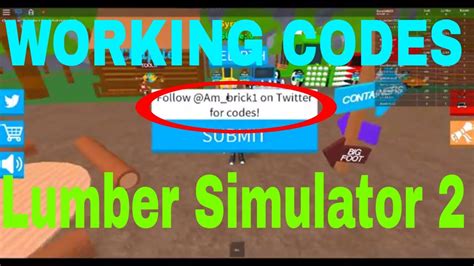 lumber jack simulator codes