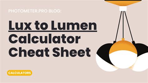 lumen to lux calculator