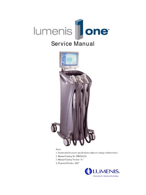 lumenis one user manual pdf PDF